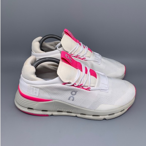 On Other - On Cloudnova White Pink Running Shoes 26.98495 Men's Sz 8